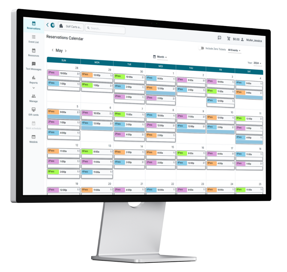 Reservation Calendar Desktop 1